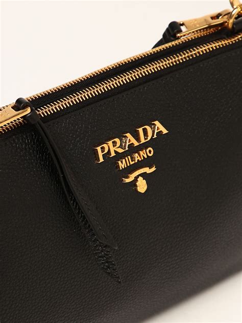 pochette prada nera tracolla|farfetch borse prada donna.